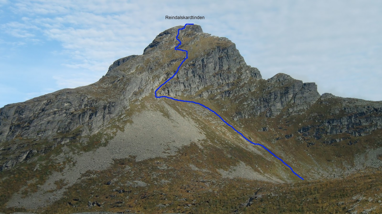 Toppturer i Salten: Ørnnestinden(834) og Reindalskardtinden(950) fra ...