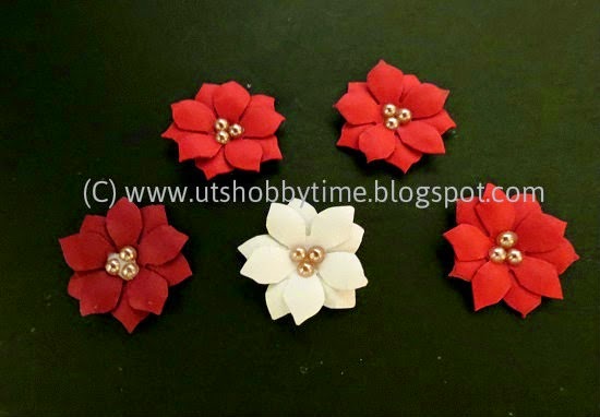 how to make poinsettia paper flower