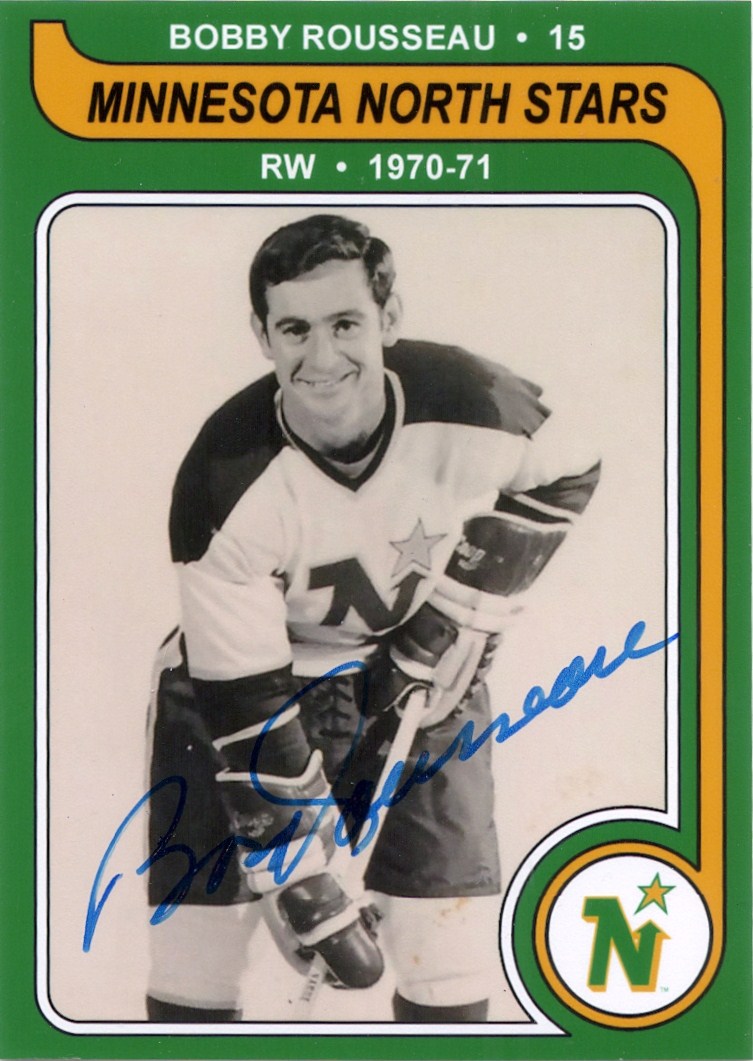 Minnesota Sports Autograph Project BOBBY ROUSSEAU