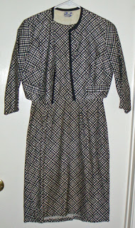 In Fashion Memoriam: 1960s Black & White Check Suit by Gail Carriger