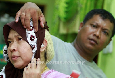 Penampar, bisa, bekas, suami, Aida Rohayu, telinga, bernanah, cacat, kekal, Pasir puteh, Kelantan, Malaysia