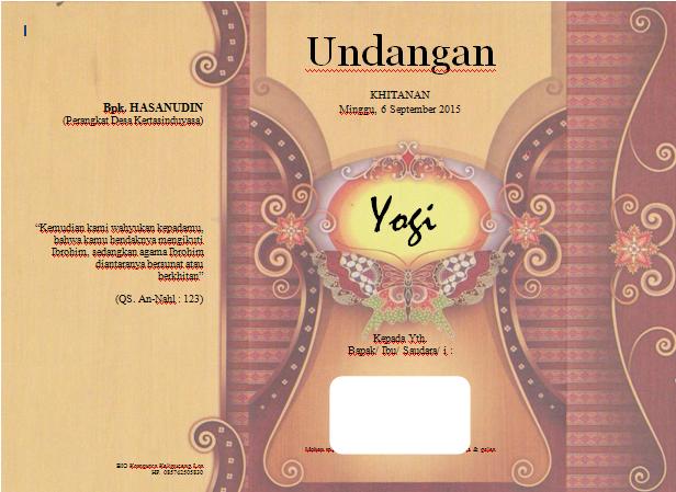 Download Undangan Khitanan
