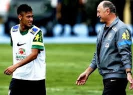 Scolari alaba el juego de Neymar