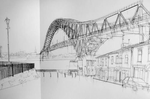 07-Jubilee-Bridge-Drawing-With-Thread-Textile-Artist-Debbie-Smyth-www-designstack-co