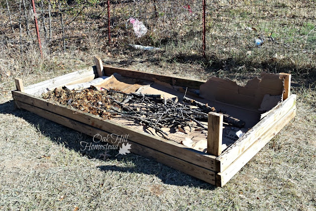 How to build and fill raised garden beds.