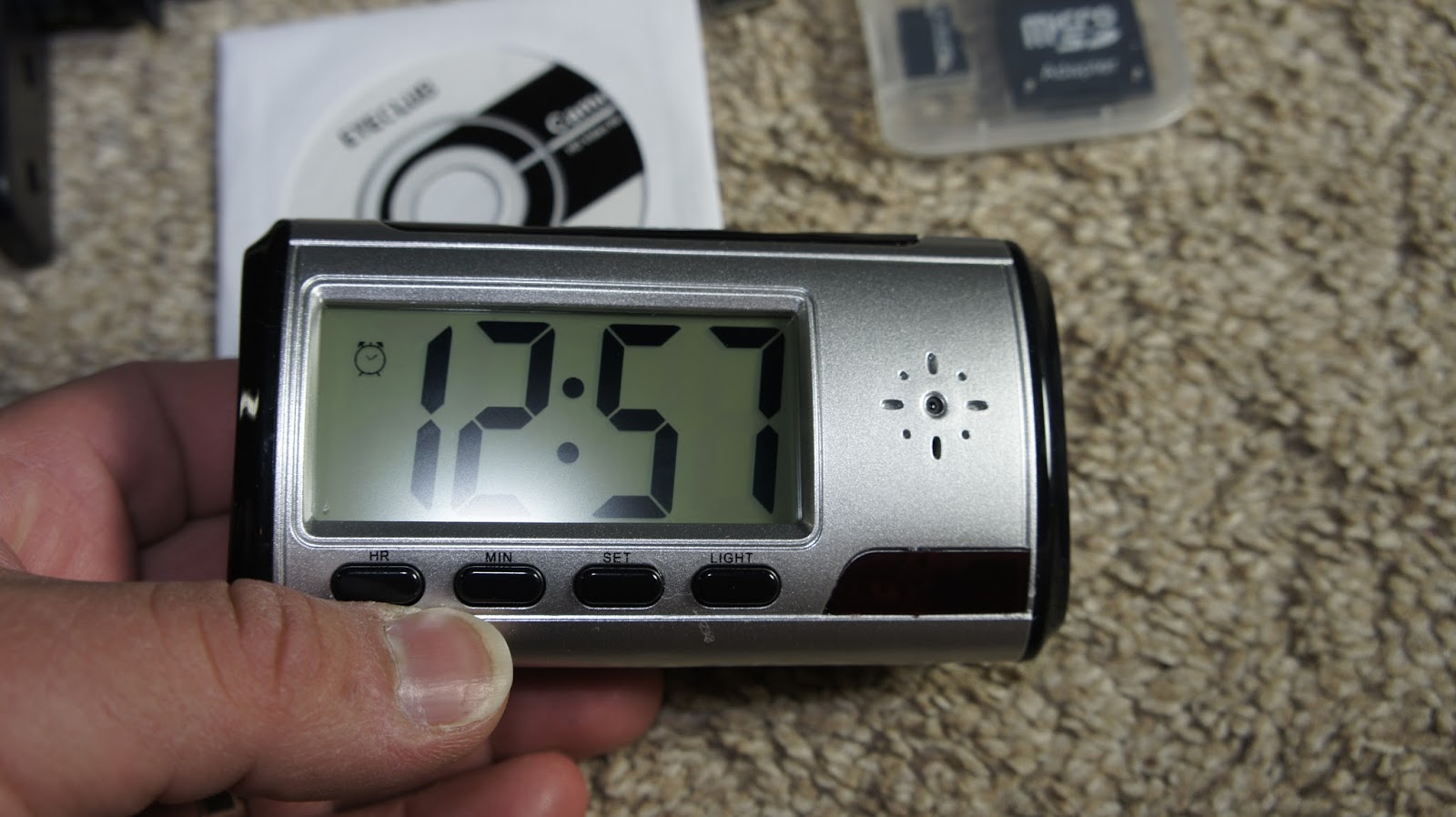Hidden Camera Alarm Clock by Let Me Review That For You!