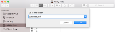 Find 'bin' Folder on Mac