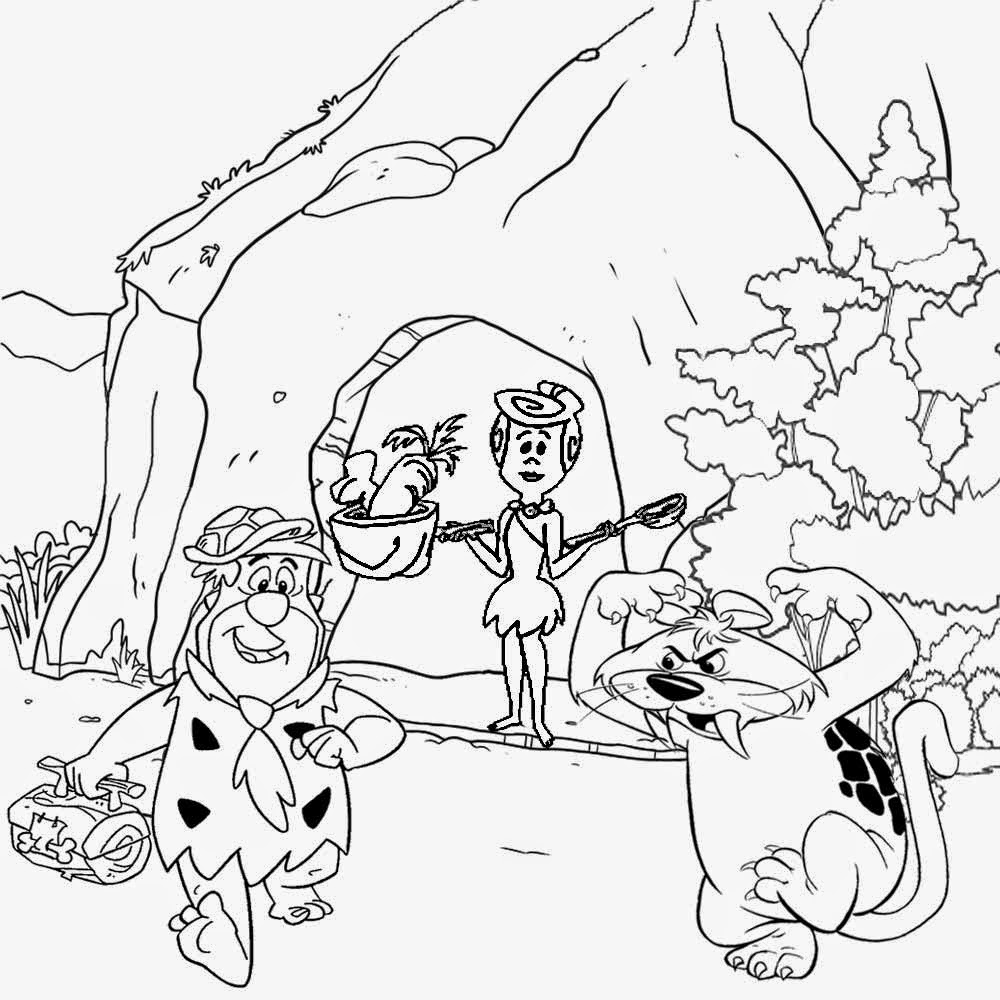 saber tooth cat coloring pages - photo #50