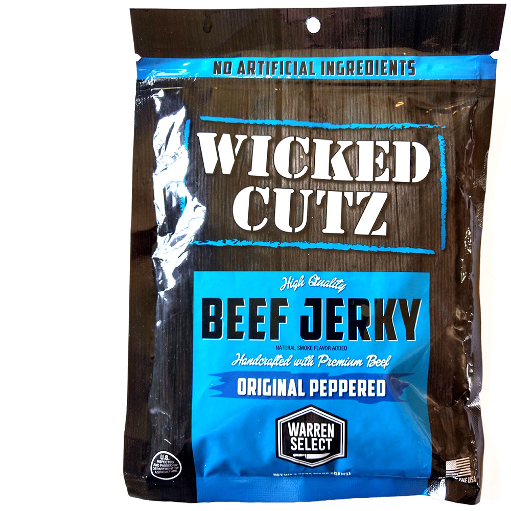 Wicked Cutz Beef Jerky Original Peppered Beef Jerky Reviews