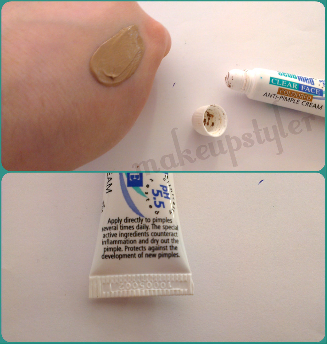 sebamed colored anti pimple cream