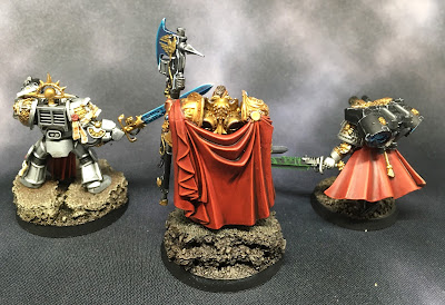 Completed Characters from Grey Knights, Custodes, and Deathwatch