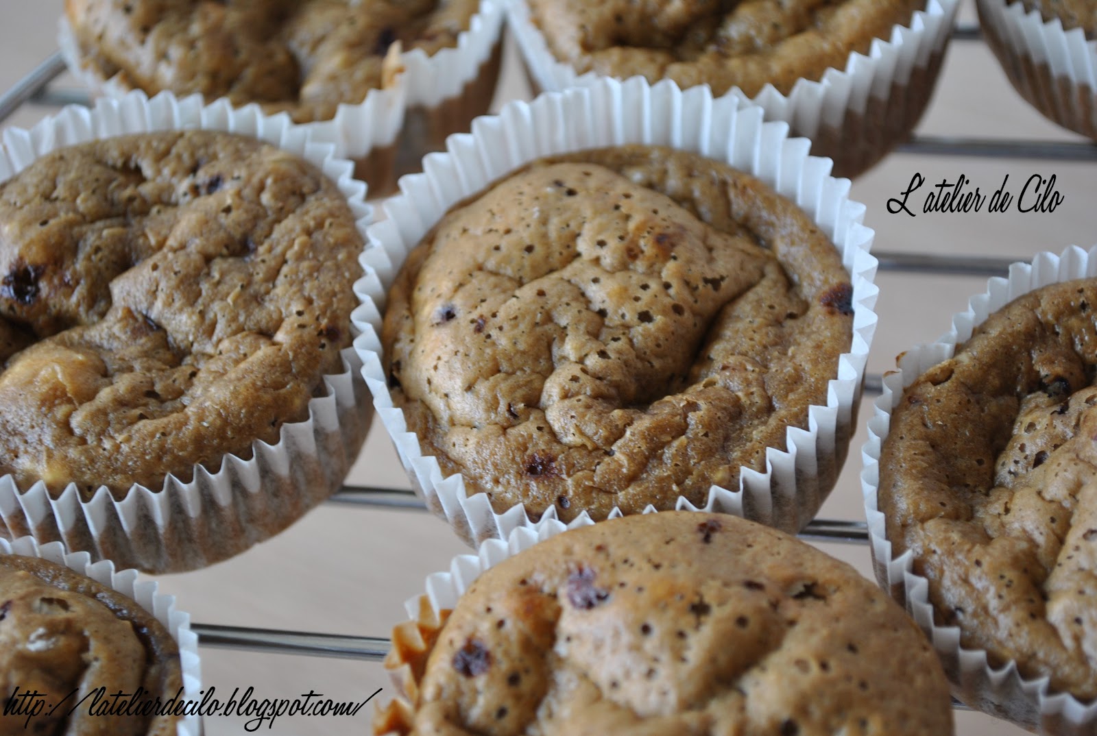 L'atelier de Cilo Recette Minis muffins café/chocolat coulant