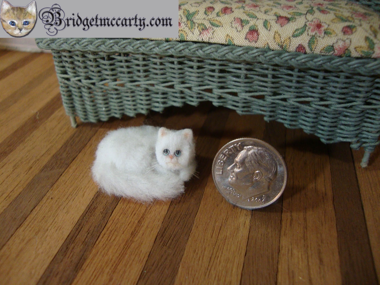 Bridget McCarty's Plush Pets 112 Dollhouse Miniature Pets By Bridget