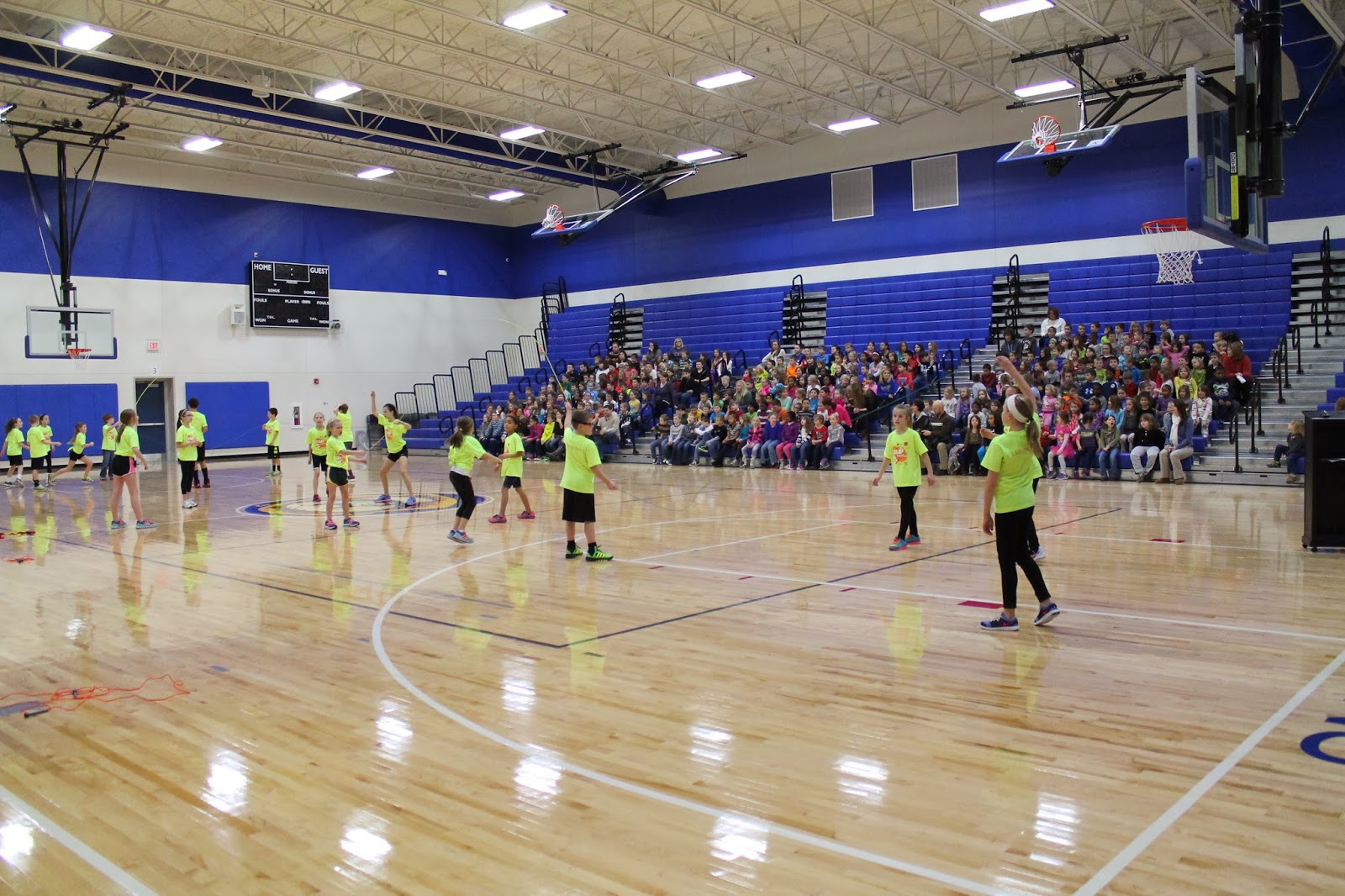 Mrs. McClintock's Kindergarten Cuties Jump Rope Assembly