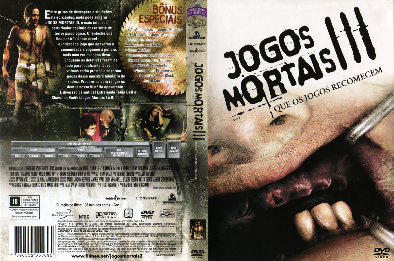 Jogos Mortais 3 (2007) - Armadilha do Gelo #JogosMortais3 #Saw3