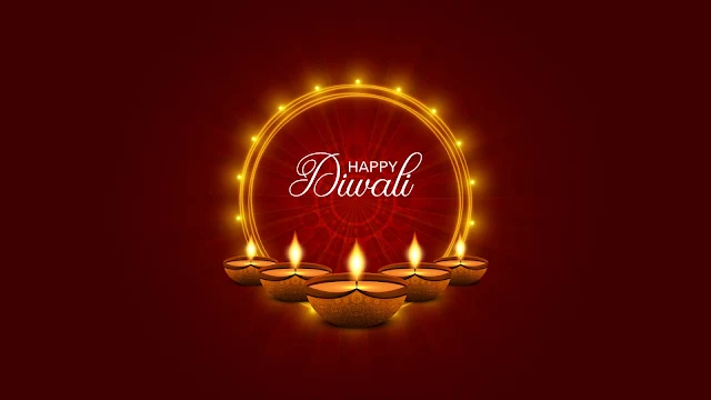 Happy Diwali Festival of Lights Beautiful Indian Holiday