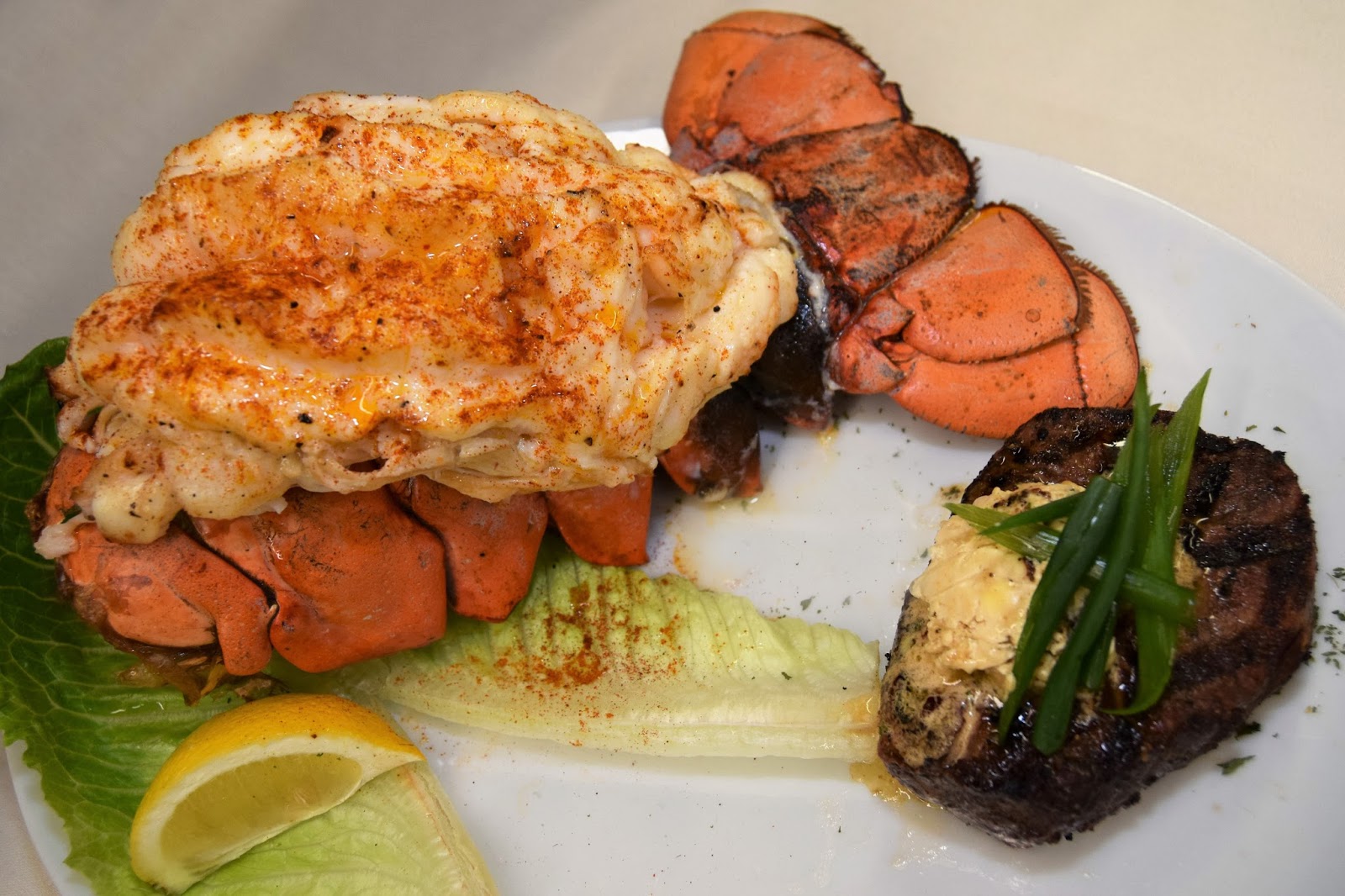 JB Hook's Surf 'N' Turf Menu The Best of Both Worlds!