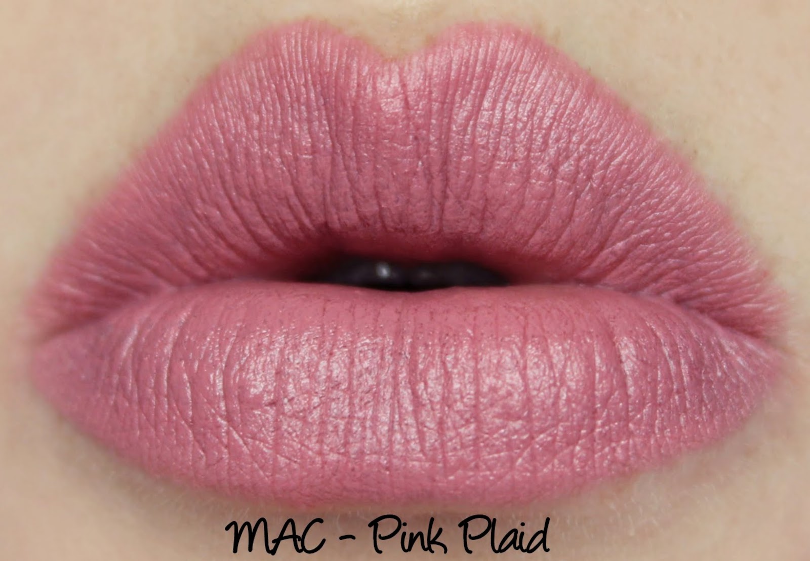 MAC Pink Plaid lipstick swatch