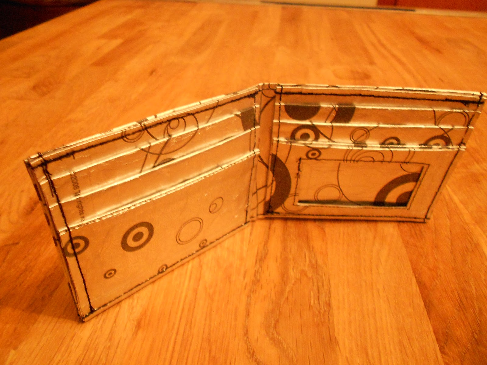 Sewing Adventures: Target Hotdog Wrapper Upcycle Wallet