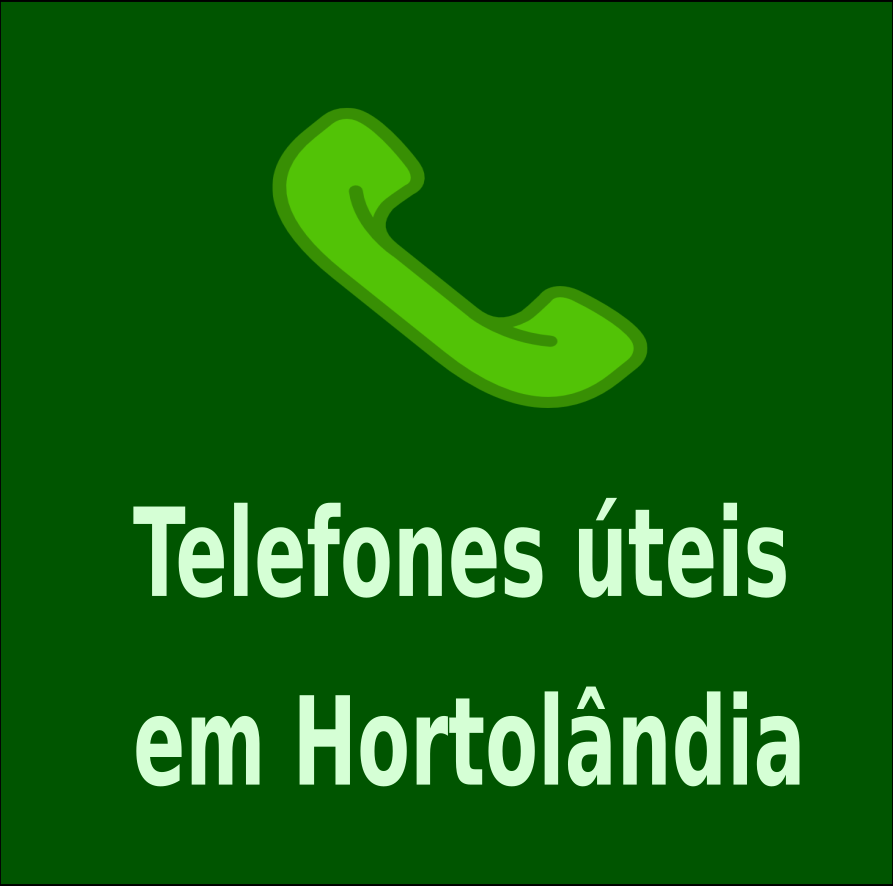TELEFONES ÚTEIS EM HORTOLÂNDIA
