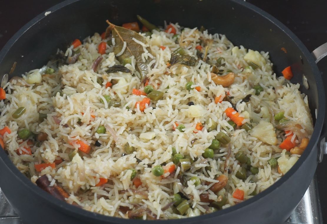 Vegetable Pulao Recipe Steffi's Recipes