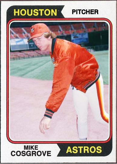 WHEN TOPPS HAD (BASE)BALLS!: NOT REALLY MISSING IN ACTION- 1974 MIKE  COSGROVE