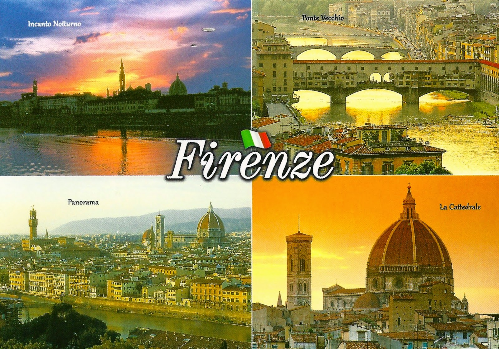My Favorite Postcards A Multiview Postcard from Firenze (Florence), Italy