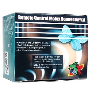 Logisys Remote Control Molex Connector Kit w/2 Remote Keychains--Power Any 12VDC Devices Remotely!