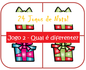 Natal - Jogo "Qual é diferente?" Natal - Jogo "Qual é diferente?"