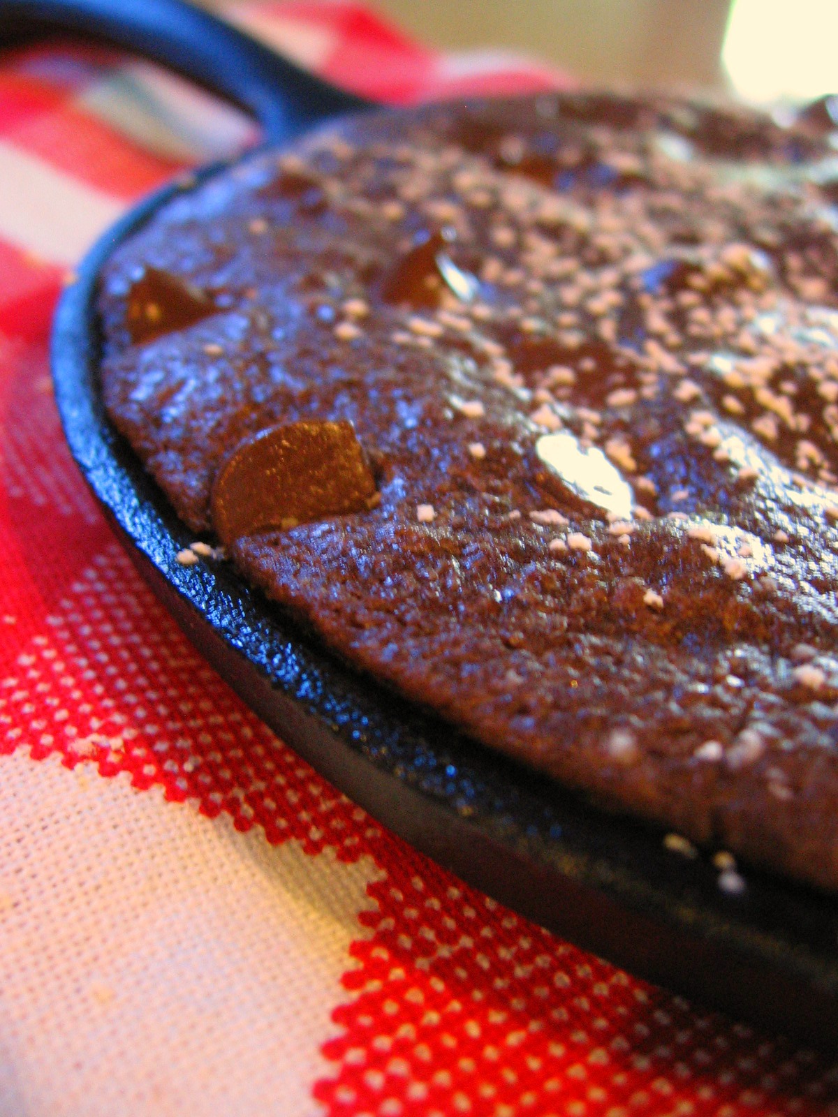 cookin' up north Skillet Brownie for 2