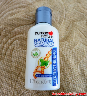ModBox, modbox october, Natural & Herbal products, Beauty Box Review, Human Nature Strengthening Shampoo