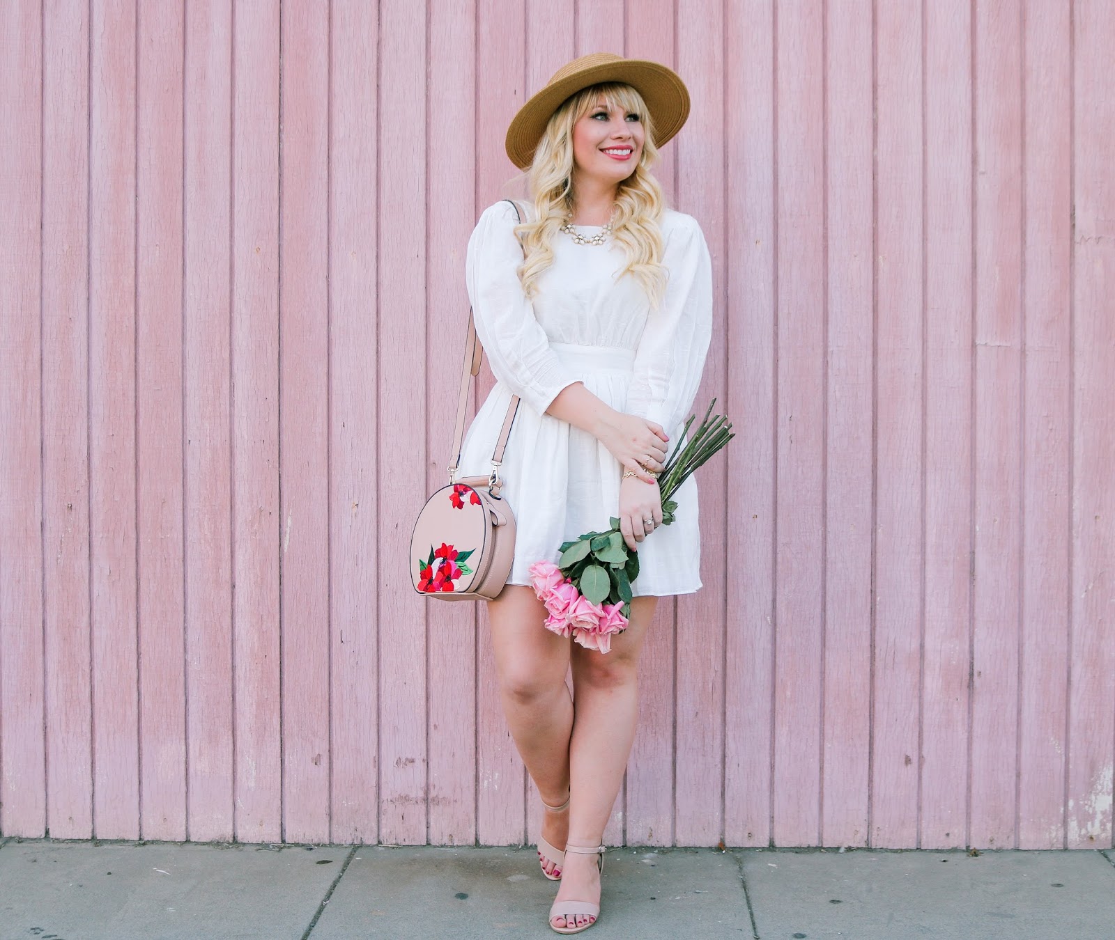Little White Dress & Friday Faves Link Up