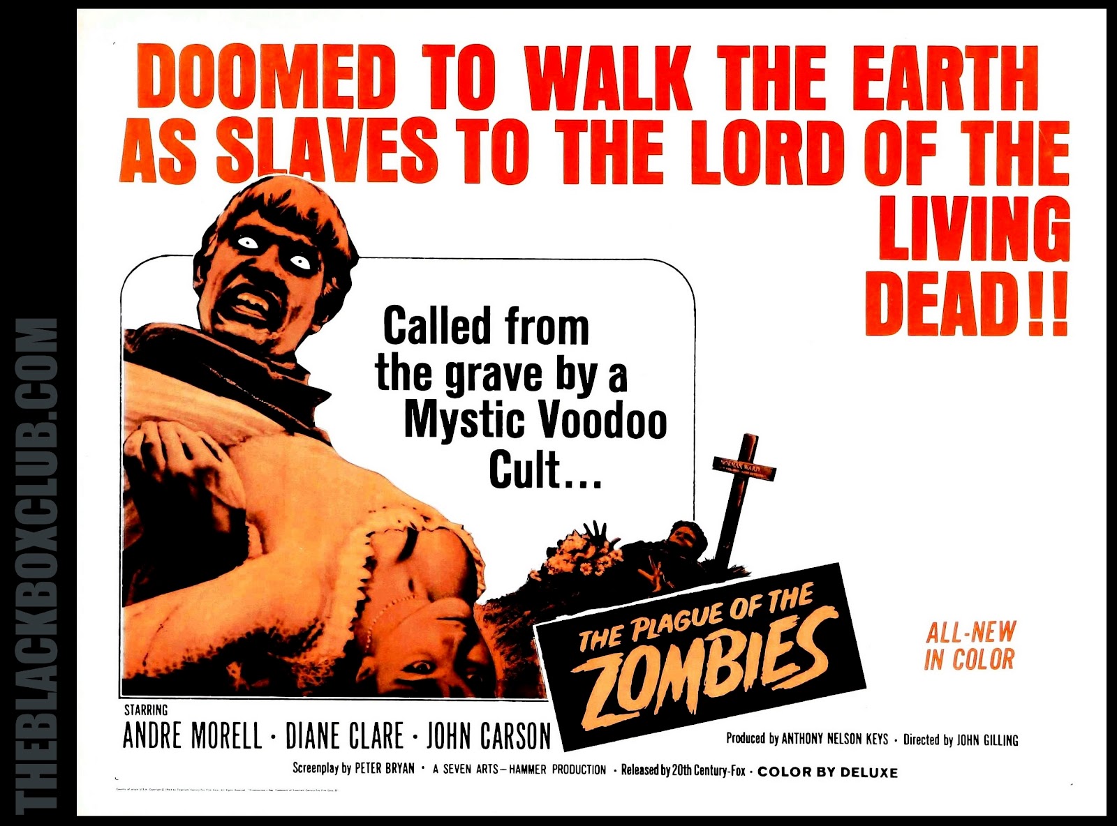 The Black Box Club HAMMER FILM PRODUCTIONS PLAGUE OF THE ZOMBIES THE