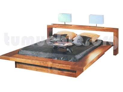 cama madera teca tatami 4080