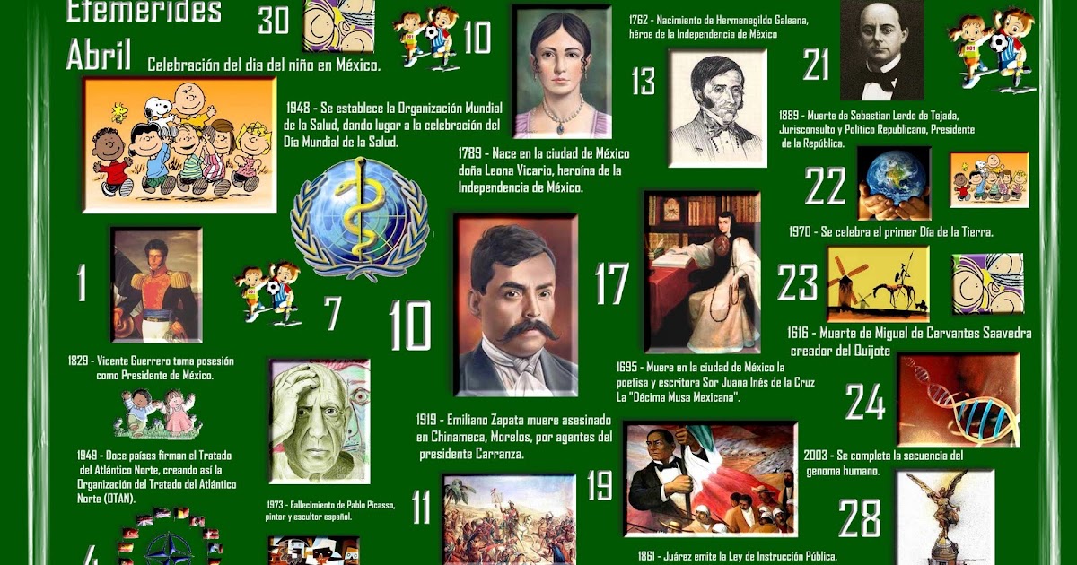 ESCUELA SECUNDARIA TÉCNICA N° 13 EFEMÉRIDES DE ABRIL EN IMAGENES ESCUELA SECUNDARIA TÉCNICA N° 13 EFEMÉRIDES DE ABRIL EN IMAGENES