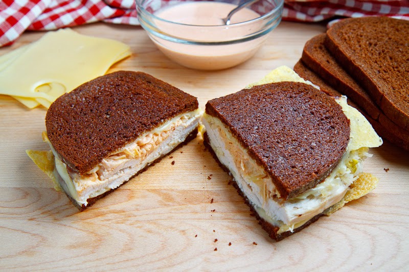 The Rachel Sandwich (aka Roast Turkey Reuben Sandwich) Recipe on Closet
