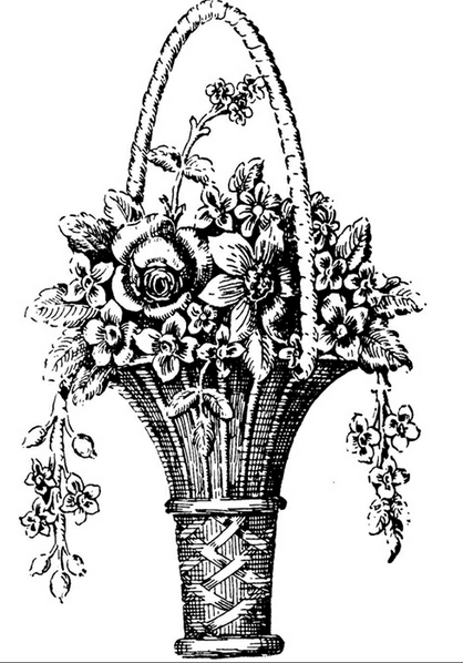 clipart flower basket - photo #45