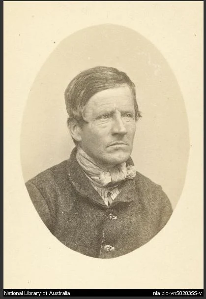 Prisoner mugshot of George Willis by T.J. Nevin 1873