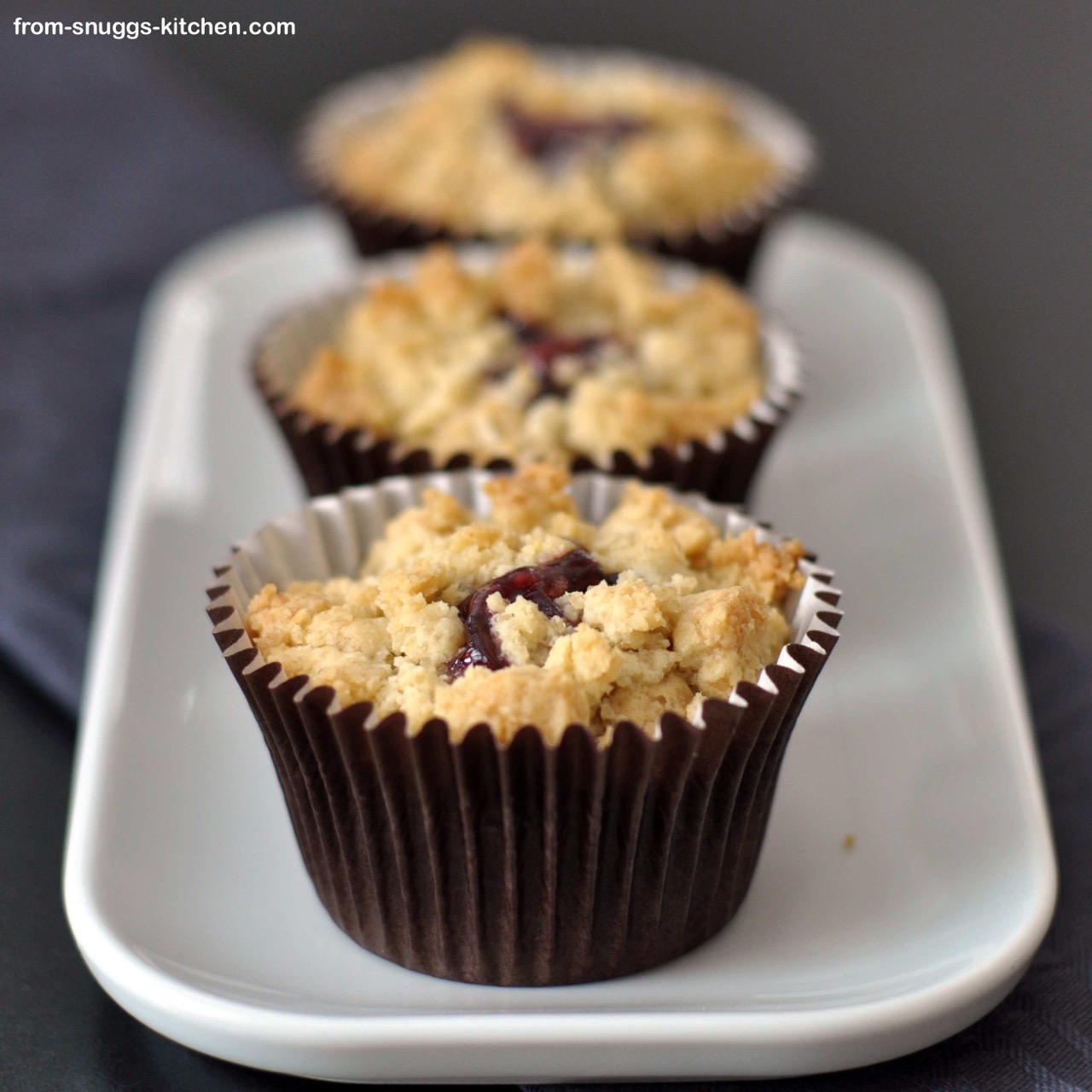 Der amerikanische Klassiker in Muffin-Form: Erdnussbutter &amp; Marmelade ...