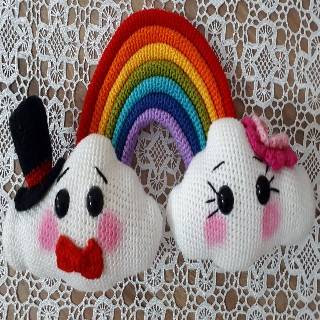 PATRON ARCOIRIS Y NUBE AMIGURUMI 27348