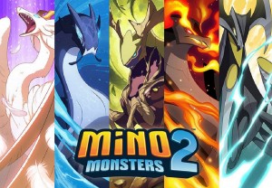 mino monsters 2 evolution characters cartoon