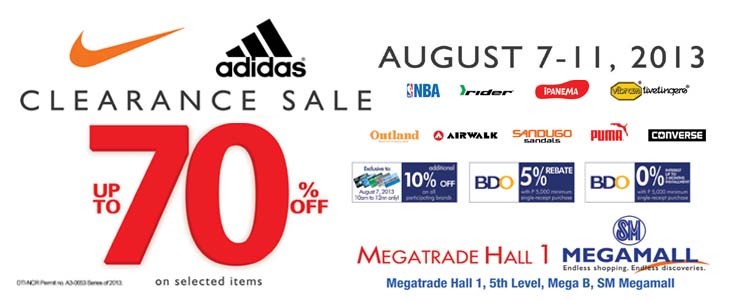nike megamall sale