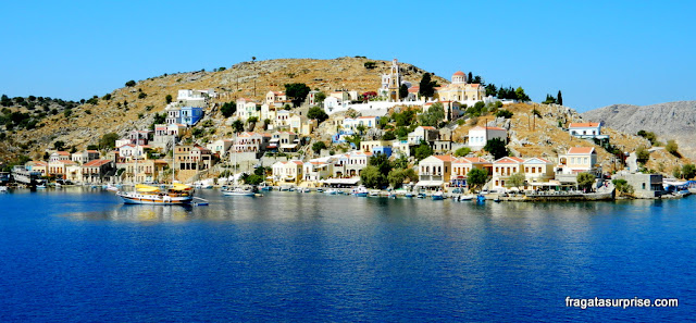Ilhas gregas - Sými - Dodecaneso - Vila de Chorio