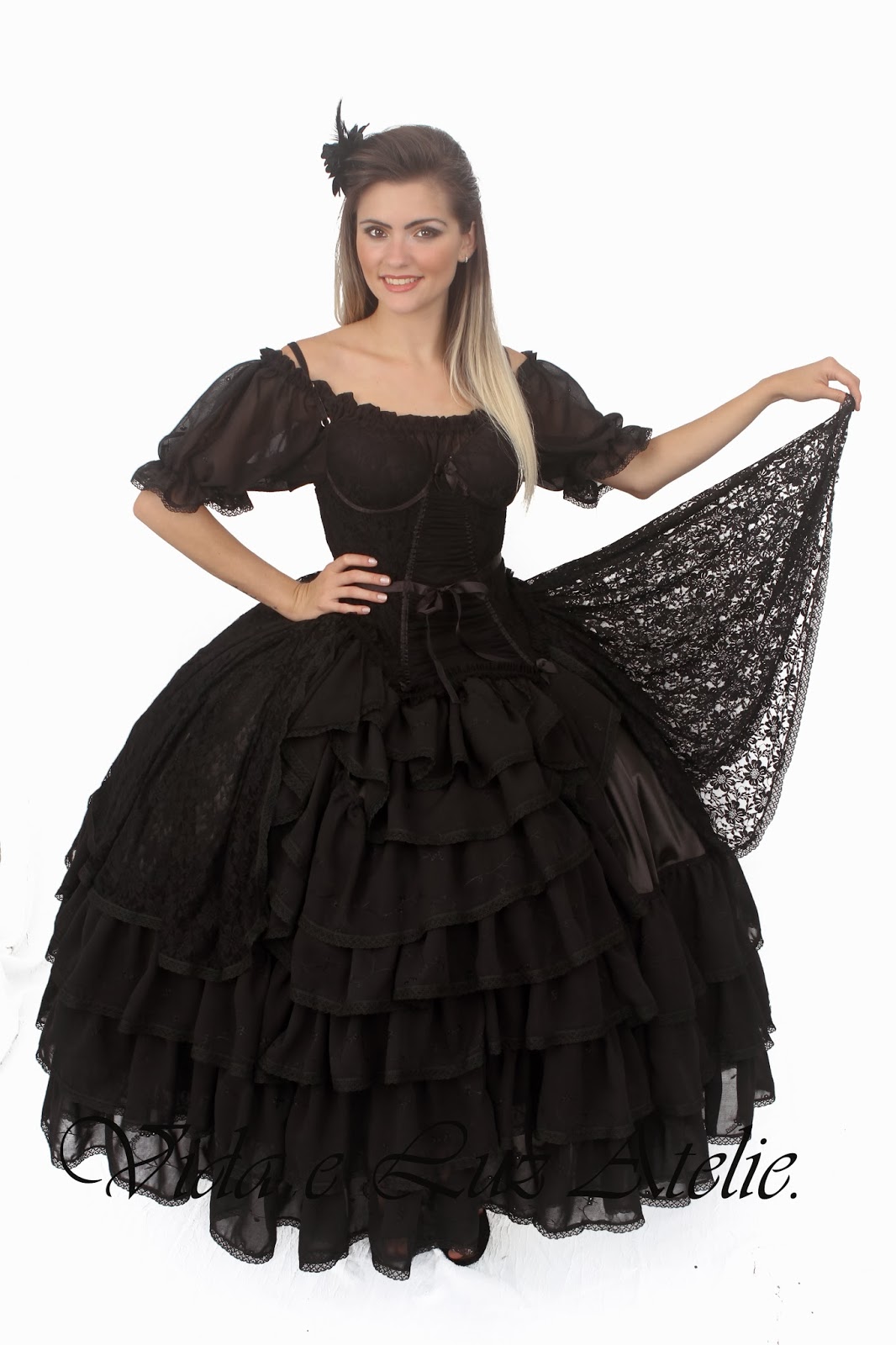 vestido de pomba gira maria mulambo