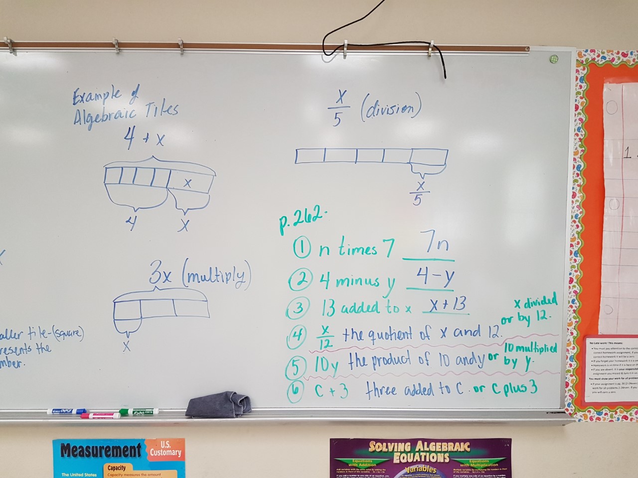 Mrs Negron 6th Grade Math Class Lesson 10 1 Modeling And Writing Mrs Negron 6th Grade Math Class Lesson 10 1 Modeling And Writing