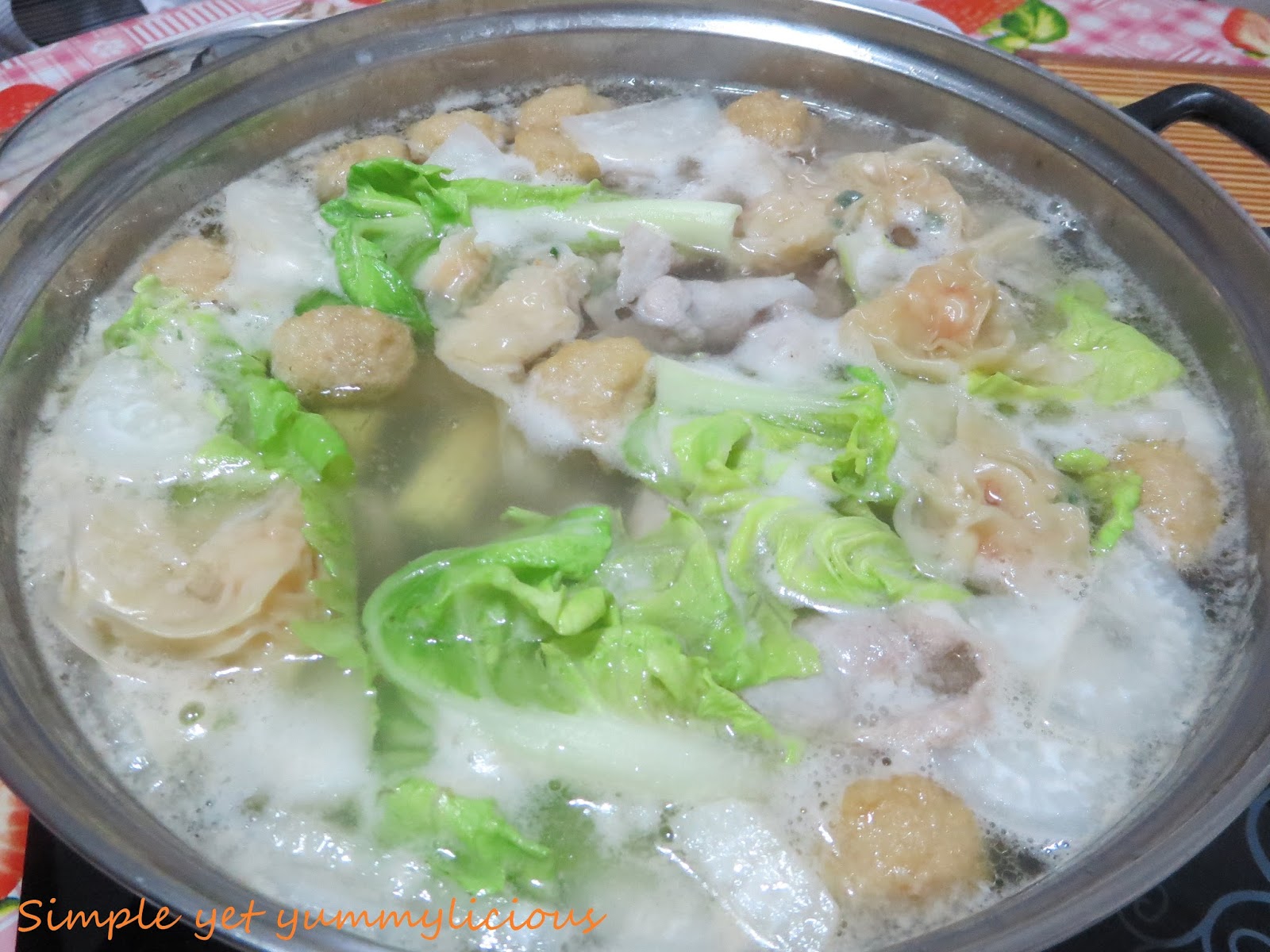 Simple yet yummylicious!: Simple Steamboat Dinner for Two