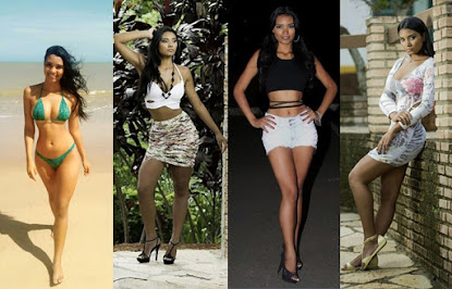 Morena e de um corpo arrasador, a modelo Karinna Souza fala do início da carreira cheio de altos e