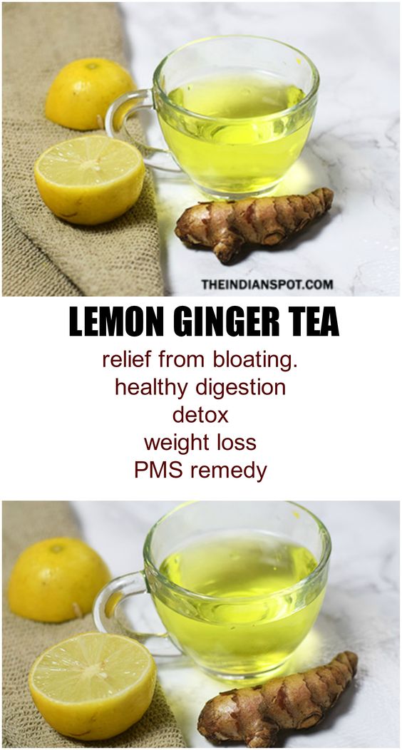 LEMON GINGER TEA RECIPE FOR BLOATING DIY CRAFT PLUS