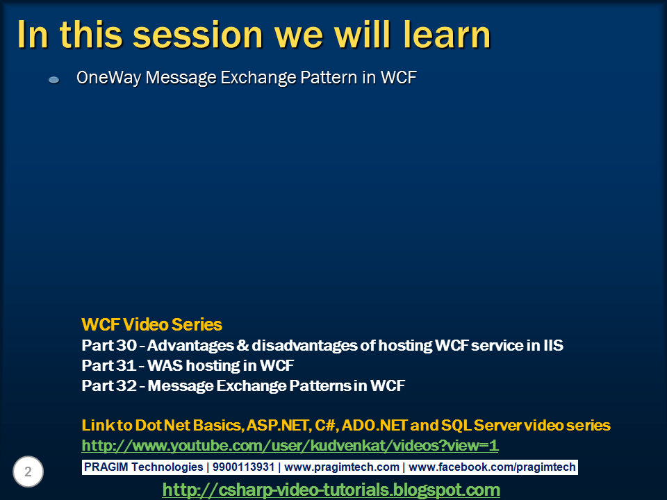 sql-server-and-c-video-tutorial-part-33-oneway-message