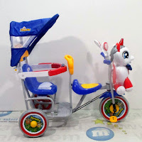 family unicorn sepeda roda tiga boncengan